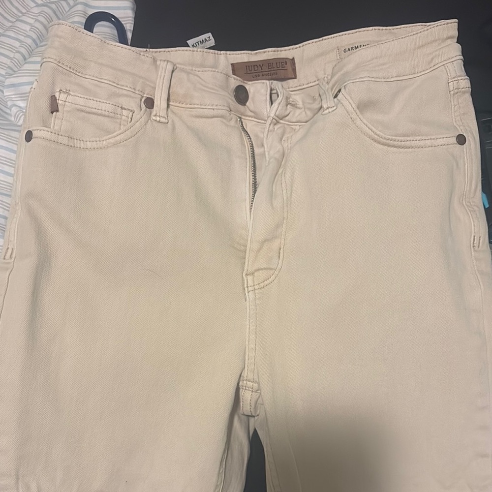 Judy Blue Light Beige Denim